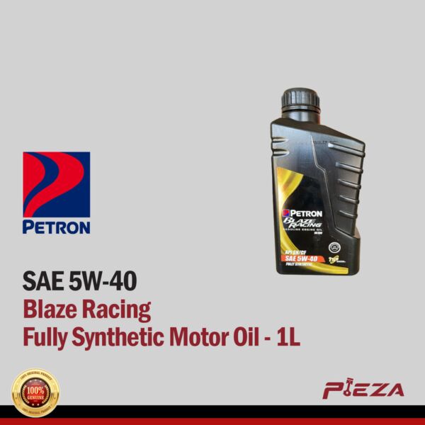 PETRON Blaze Racing Fully Synthetic Motor Oil SAE 5W 40 API SN CF