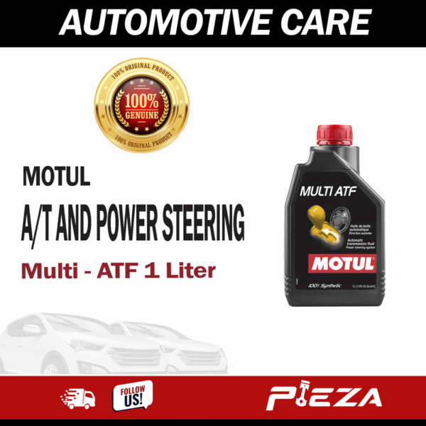 MOTUL Gear-Transmission Oils A/T AND POWER STEERING 100% Synthetic MULTI / ATF 1 Liter