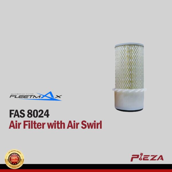 FLEETMAX FAS 8024 Air Filter with Air Swirl