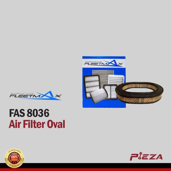 FLEETMAX FAS 8036 Air Filter Oval