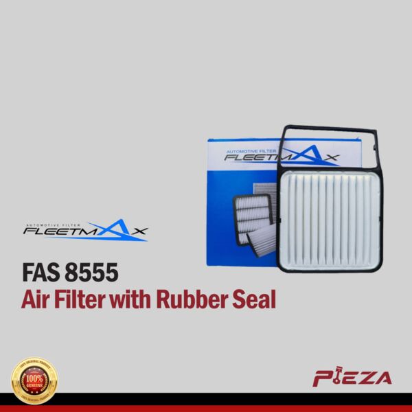 FLEETMAX FAS 8555 Air Filter with Rubber Seal