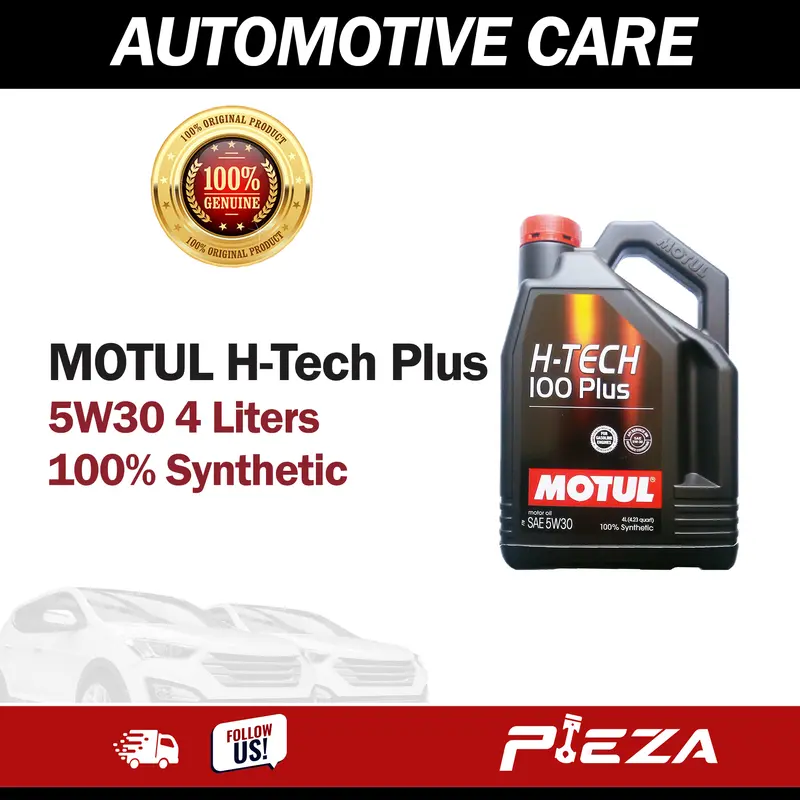 MOTUL Engine Oil H-Tech Series 100% Synthetic 100 PLUS 5W30 4 Liters