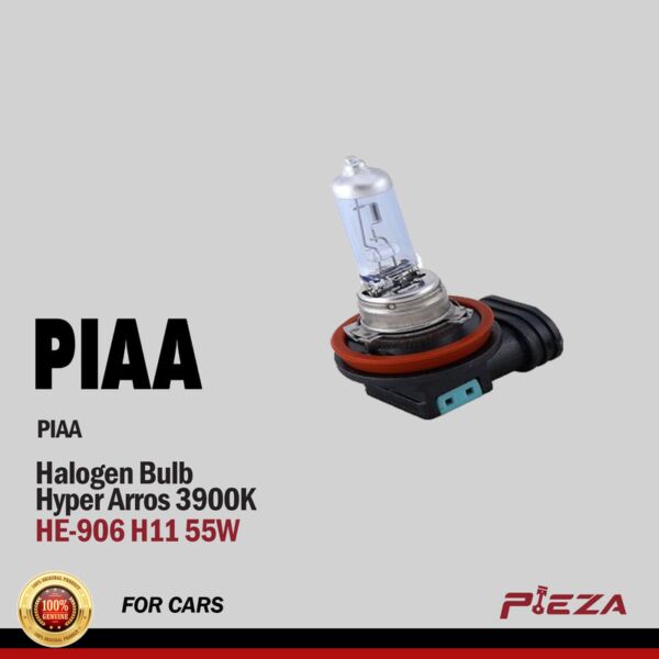 PIAA Hyper Arros 3900K HE-906 H11 55W Halogen Bulb