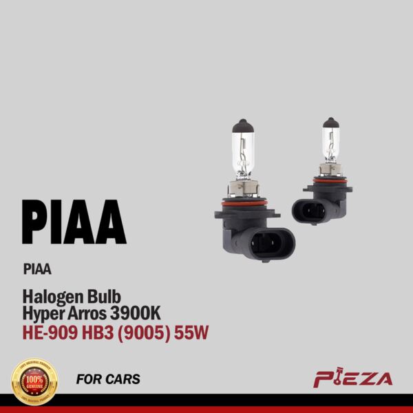 PIAA Hyper Arros 3900K HE-909 HB3 (9005) 55W Halogen Bulb