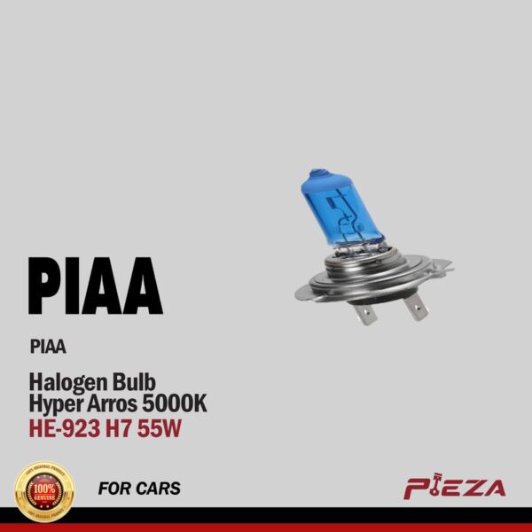 PIAA Hyper Arros 5000K HE-923 H7 55W Halogen Bulb