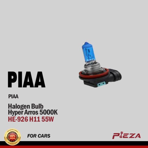 PIAA Hyper Arros 5000K HE-926 H11 55W Halogen Bulb