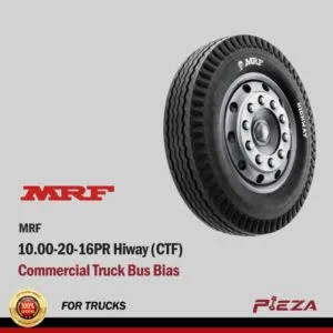 MRF Commercial Truck Bus Bias 10.00-20-16PR Hiway (CTF)