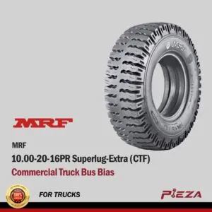MRF Commercial Truck Bus Bias 10.00-20-16PR Superlug-Extra (CTF)