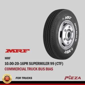 MRF Commercial Truck Bus Bias 10.00-20-16PR Supermiler 99 (CTF)