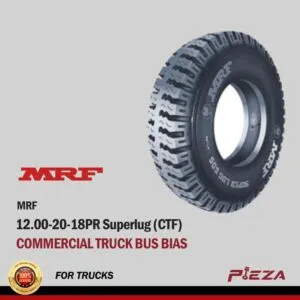 MRF Commercial Truck Bus Bias 12.00-20-18PR Superlug (CTF)