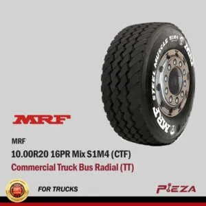 MRF Commercial Truck Bus Radial (TT) 10.00R20 16PR Mix S1M4 (CTF)