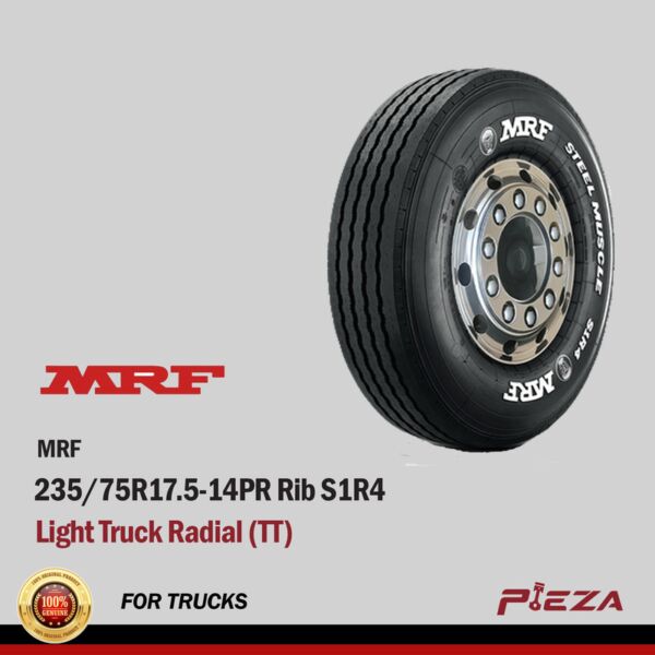 MRF Light Truck Radial (TT) 235/75R17.5-14PR Rib S1R4