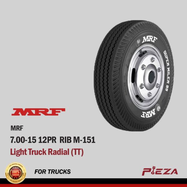 MRF Light Truck Radial (TT) 7.00-15 12PR RIB M-151