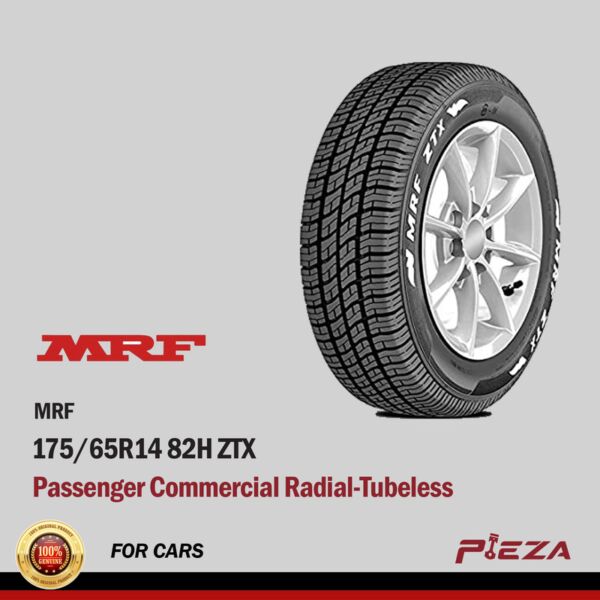 MRF Passenger Commercial Radial-Tubeless 175/65R14 82H ZTX