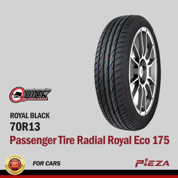 ROYAL BLACK Passenger Tire Radial Royal Eco 175/70R13