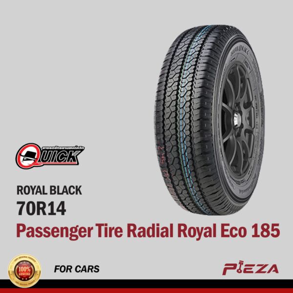 ROYAL BLACK Passenger Tire Radial Royal Eco 185/70R14