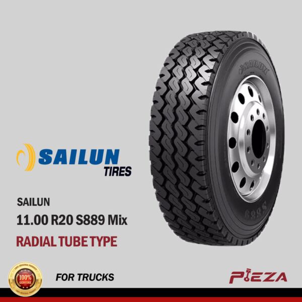 SAILUN TIRE Truck Bus Radial Tube Type 11.00 R20 S889 Mix