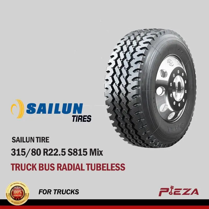 SAILUN TIRE Truck Bus Radial Tubeless 315/80 R22.5 S815 Mix