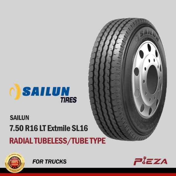 SAILUN TIRE Truck Bus Radial Tubeless/Tube Type 7.50 R16 LT Extmile SL16