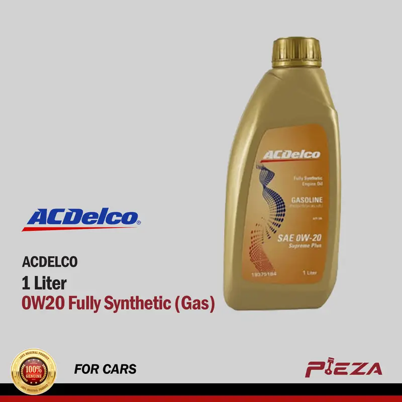 ACDELCO 0W20 Fully Synthetic (Gas) 1 Liter