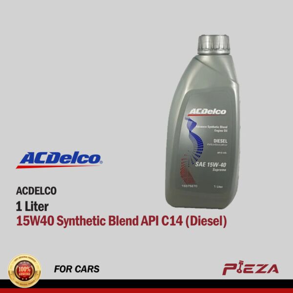 ACDELCO 15W40 Synthetic Blend API CI4 (Diesel) 1 Liter