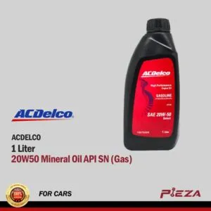ACDELCO 20W50 Mineral Oil API SN (Gas) 1 Liter
