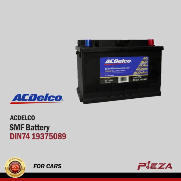 ACDELCO SMF Battery -- DIN74 19375089