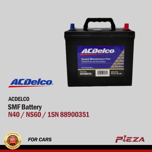 ACDELCO SMF Battery -- N40 / NS60 / 1SN 88900351