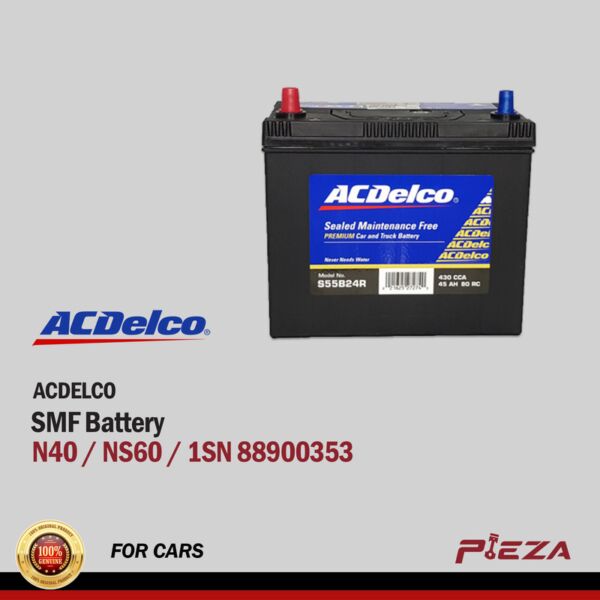 ACDELCO SMF Battery -- N40 / NS60 / 1SN 88900353