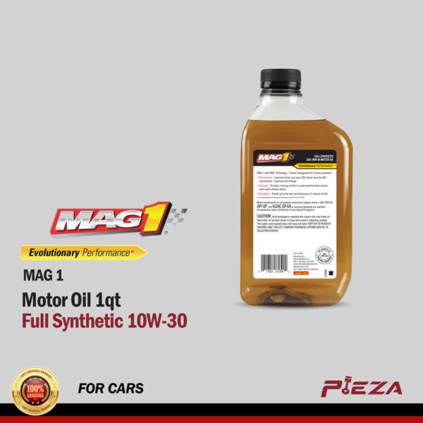 MAG 1 Full Synthetic 10W-30 Motor Oil 1 Quarts