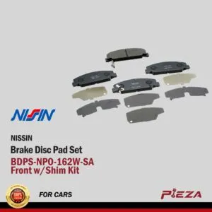 NISSIN Brake Disc Pad Set BDPS-NPO-162W-SA Front w/ Shim Kit - Odyssey RC1 EX-LX 2015-Up