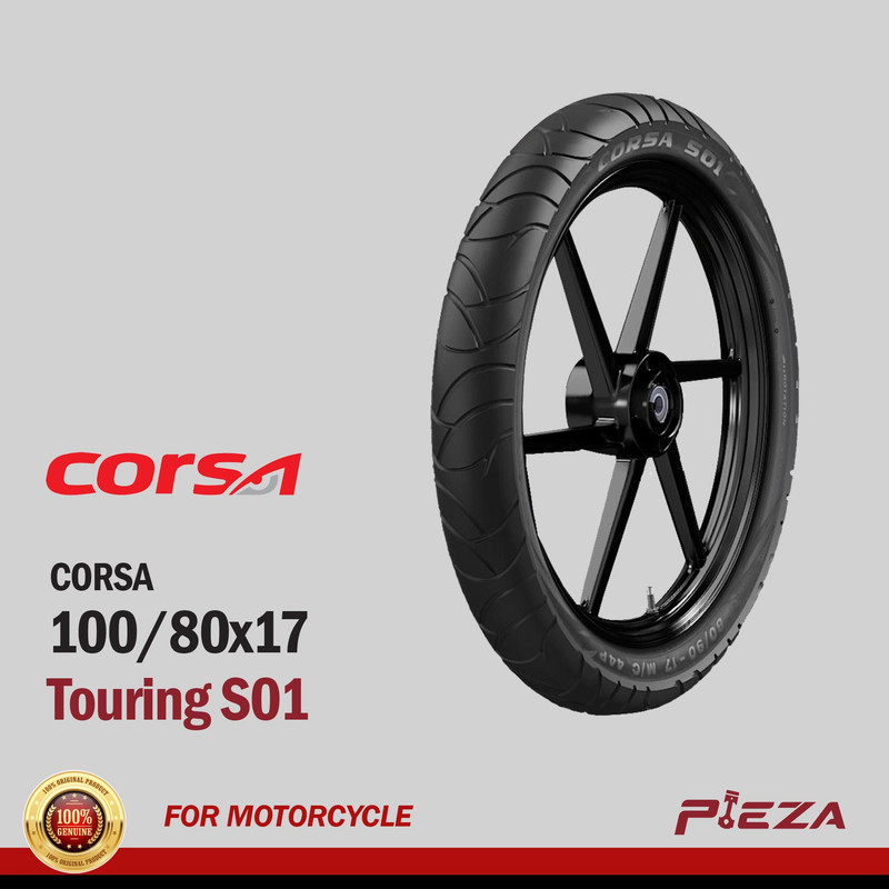 CORSA Touring Motorcycle Tires S01 100/80 x 17R Pieza Automotive PH