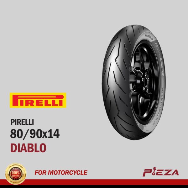 PIRELLI Diablo Motorcycle Tires 80/90x14