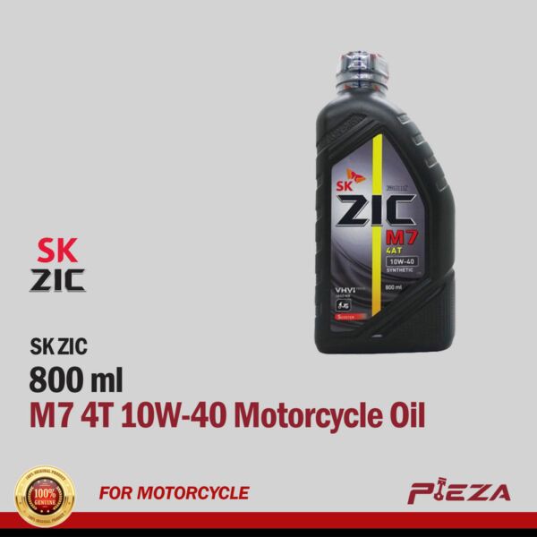 SK-ZIC M7 4T 10W-40 Motorcycle Oil 800ml