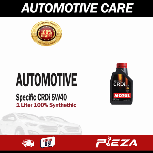 MOTUL Engine Oil Specific CRDi Diesel Series 100% Synthetic 5W40 1 Liter