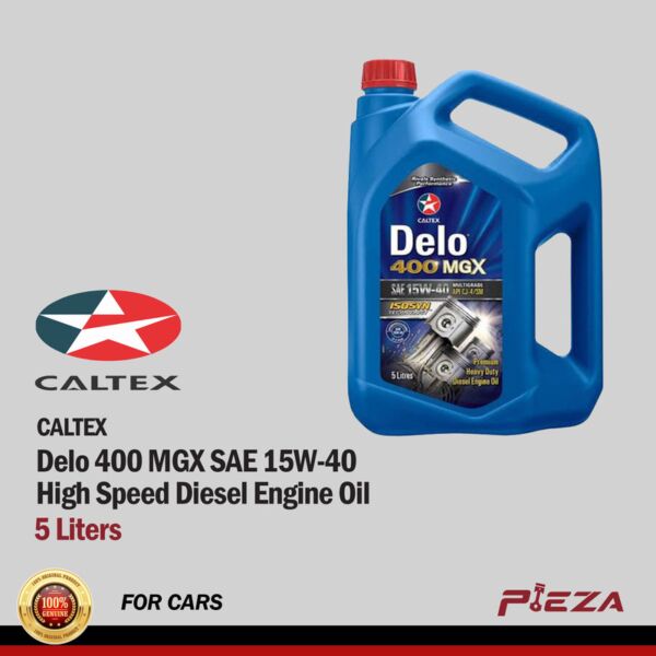 CALTEX Delo 400 MGX SAE 15W-40 High Speed Diesel Engine Oil 5 Liters