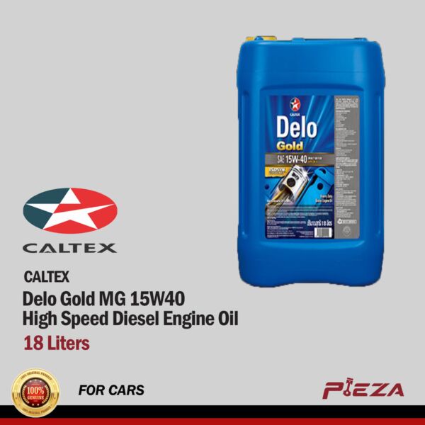 CALTEX Delo Gold MG 15W40 High Speed Diesel Engine Oil 18 Liters