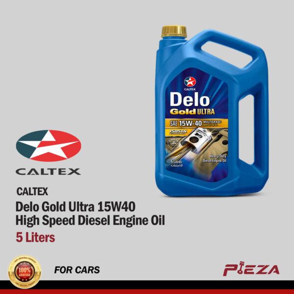 CALTEX Delo Gold Ultra 15W40 High Speed Diesel Engine Oil 5 Liters