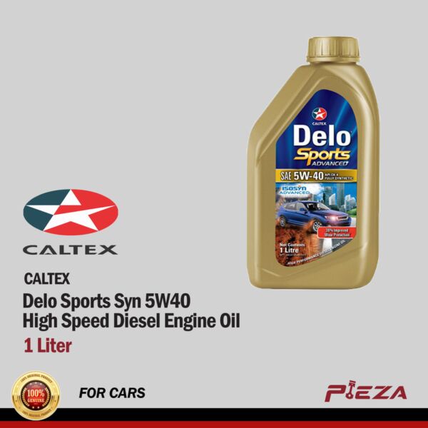 CALTEX Delo Sports Syn 5W40 High Speed Diesel Engine Oil 1 Liter