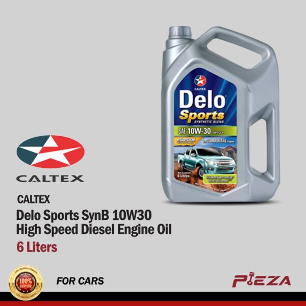 CALTEX Delo Sports SynB 10W30 High Speed Diesel Engine Oil 6 Liters