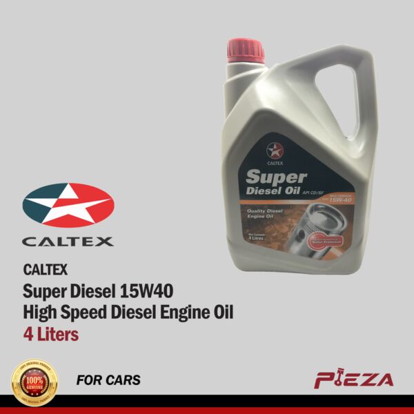 CALTEX Super Diesel 15W40 High Speed Diesel Engine Oil 4 Liters