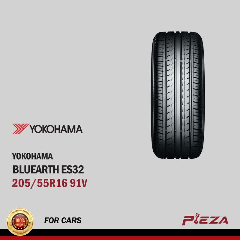 Pneu Yokohama Bluearth ES32 205/55 R16 91V – Été – Économie énergétique C – Adhérence Pluie B