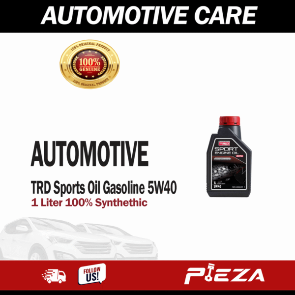 MOTUL Engine Oil TRD Sport Oil by Motul 100% Synthetic GASOLINE 5W40 1 Liter