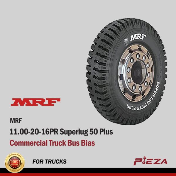 MRF Commercial Truck Bus Bias 11.00-20-16PR Superlug 50 Plus