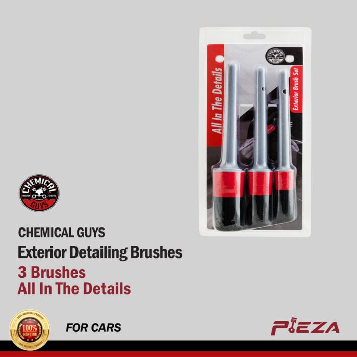 Chemical Guys Exterior Detailing Brushes (3 Pack) | Universal (ACC601)