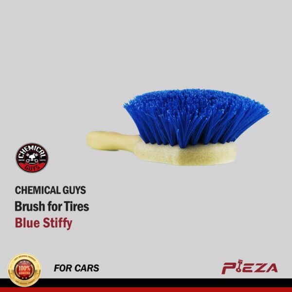 CHEMICAL GUYS Blue Stiffy Brush for Tires