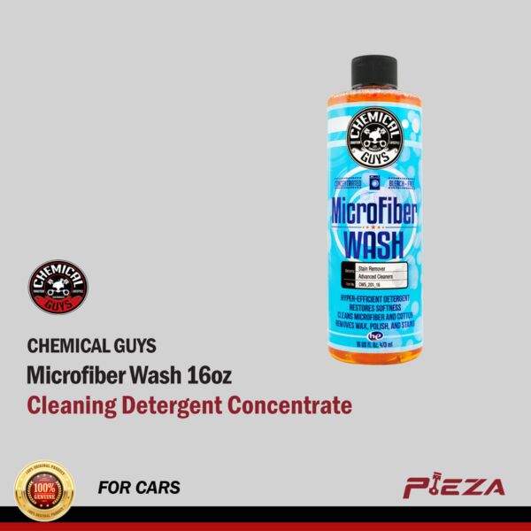 CHEMICAL GUYS Microfiber Wash Cleaning Detergent Concentrate 16oz