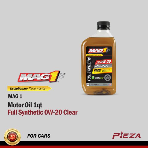 MAG 1 Full Synthetic 0W-20 Motor Oil 1 Gallon/Clear