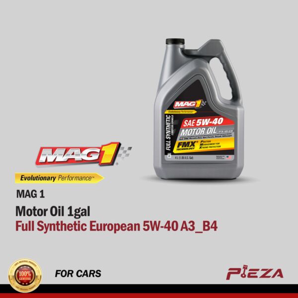 MAG 1 Full Synthetic European 5W‑40 A3/B4 Motor Oil 1 Gallon