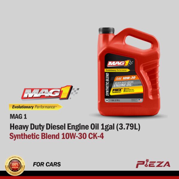 MAG 1 Synthetic Blend 10W-30 CK-4 Heavy Duty Diesel Engine Oil 1 Gallon/3.79 Liters